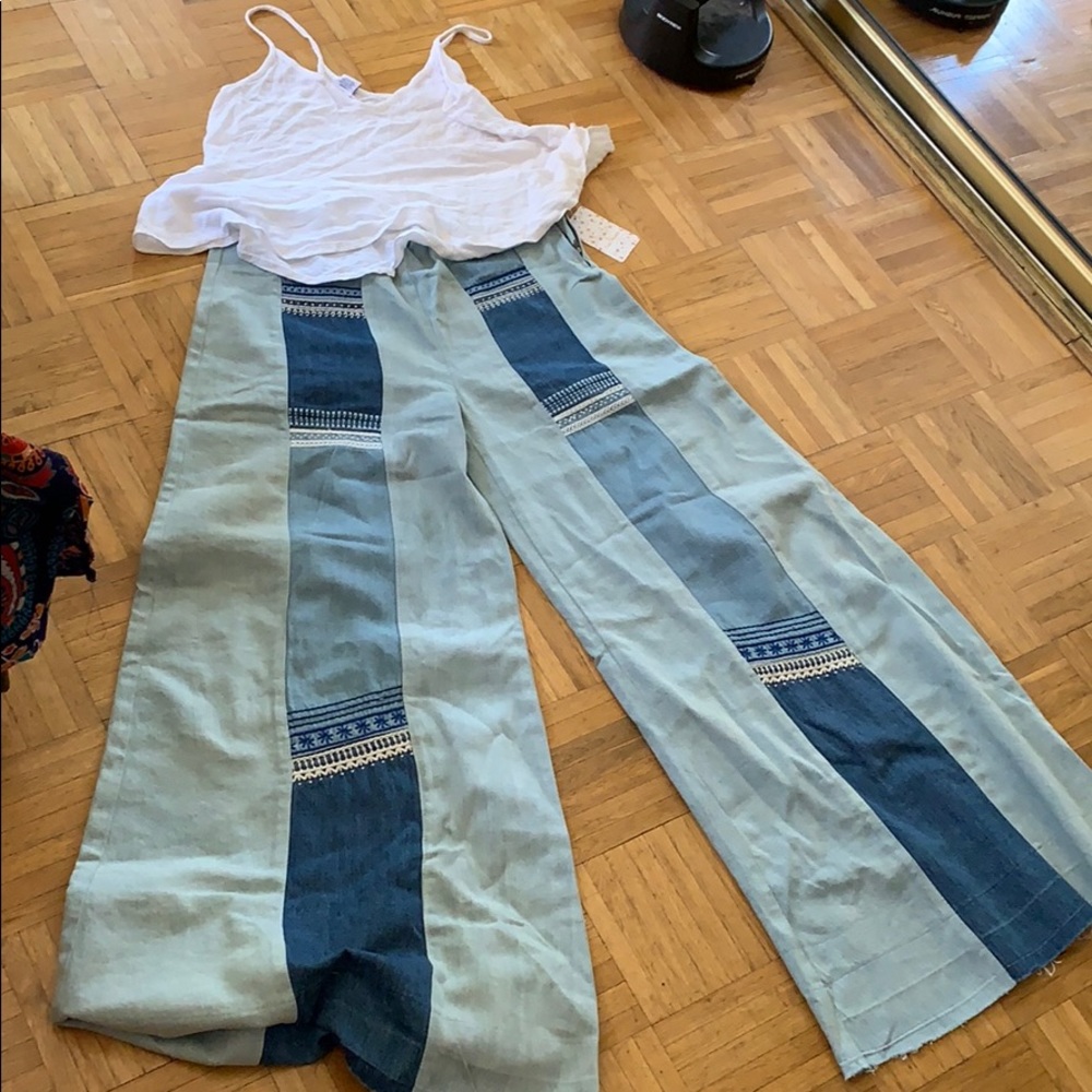 Free people wide leg pant